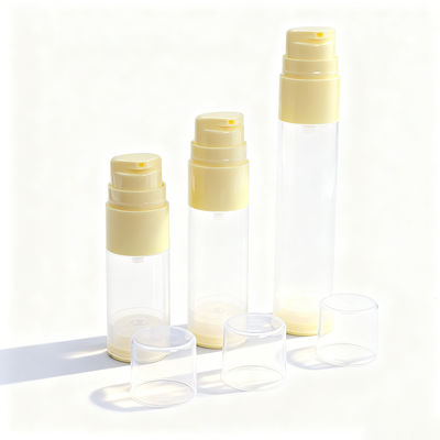 Flacone Airless Ricaricabile di Lusso Vuoto in Materiale PP nei Formati 15ml 30ml 50ml