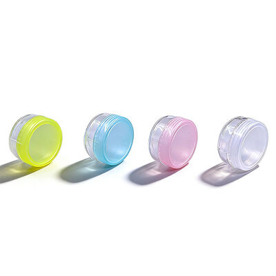 Contenitore cosmetico in offerta speciale 10g 15g Colore personalizzato PS Vasetto in plastica per crema mini corpo viso occhi