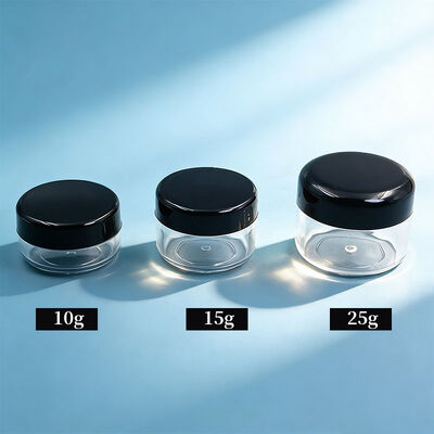 Barattolo di crema cosmetica personale Barattolo di crema in plastica PP da 10 g 15 g 25 g