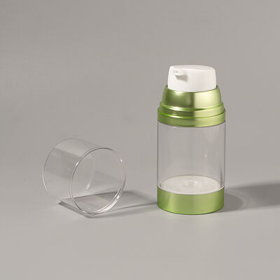 Fabbrica all'ingrosso lusso 100ml 150ml 120ml ABS AS pompa senza aria bottiglia con artigianato UV brillante opaco