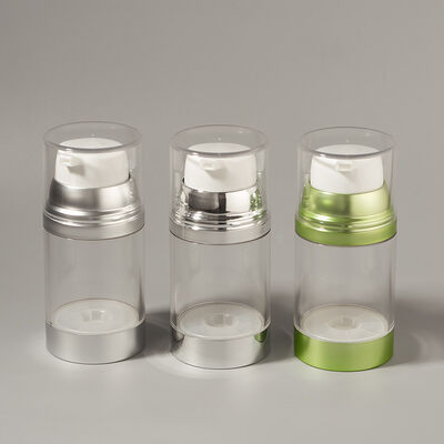 Vendita all'ingrosso di fabbrica di lusso 100ml/150ml/120ml ABS come flacone con pompa airless per la cura della persona, metodo di stampa personalizzato per lozione