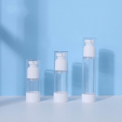 Bottiglie senz'aria cosmetiche di plastica della pompa per la lozione crema 15ml 30ml 50ml degli occhi del fronte