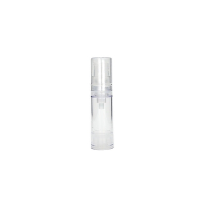 La pompa senz'aria della lozione imbottiglia la bottiglia cosmetica di plastica 5ml 10ml 15ml dello spruzzo