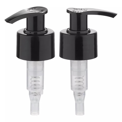 Lava a mano Matte Black Lotion Pump di plastica 28/410 con la serratura da sinistra a destra