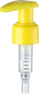 Pompa da sinistra a destra di plastica dell'erogatore della lozione della serratura dei pp per la bottiglia cosmetica 24/410