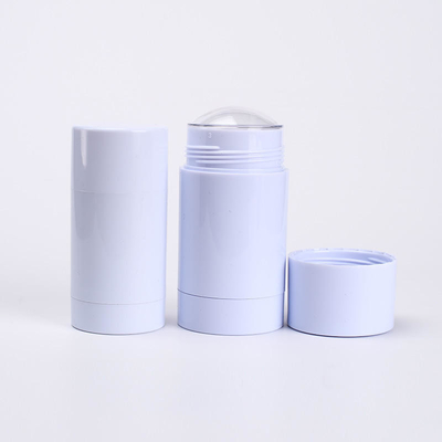 Torsione rotonda sulla radura di plastica del contenitore 30g 50g 75g dei tubi del deodorante di Salve vuota