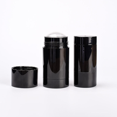 Torsione rotonda sulla radura di plastica del contenitore 30g 50g 75g dei tubi del deodorante di Salve vuota