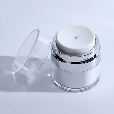 barattolo senz'aria di lusso riutilizzabile della pompa di 30ml 50ml per il fondamento crema
