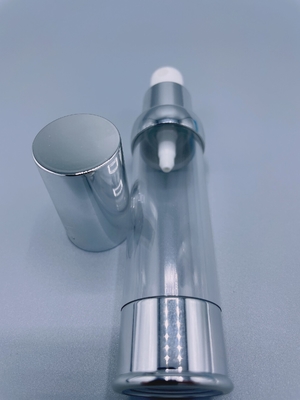 Bottiglie di alluminio senza aria di lusso per l' essenza di crema