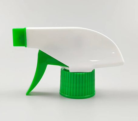 28/410 Spruzzatore bianco verde per la pulizia di bottiglie