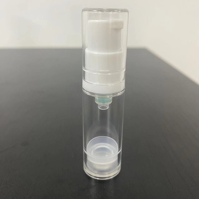 5 ml Lozione Pompa senza aria Bottiglie di plastica Cosmetica Bottiglia di lozione AS materiale