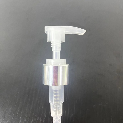 24/410 Pompa a vite per lozione di plastica in alluminio-naturale a grande testa per shampoo e per la confezione di bottiglie