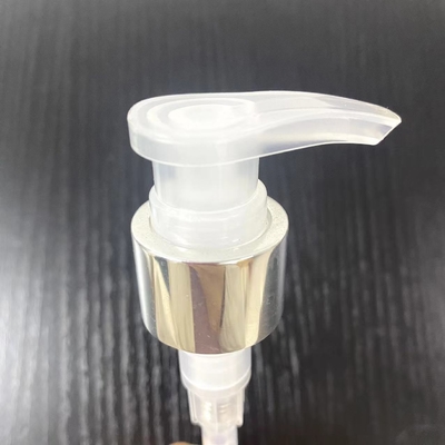 24/410 Pompa a vite per lozione di plastica in alluminio-naturale a grande testa per shampoo e per la confezione di bottiglie