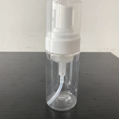 Bottiglia PET naturale da 100 ml con pompa a schiuma per scarpe pulite e lozione per il corpo con shampoo