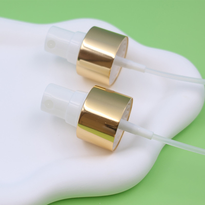 24 / 410 Oro / Bianco Aluminio lucido Pompa di spruzzatura di nebbia fine 0.12cc Output