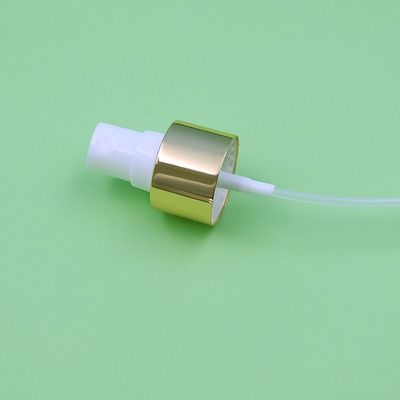 24 / 410 Oro / Bianco Aluminio lucido Pompa di spruzzatura di nebbia fine 0.12cc Output