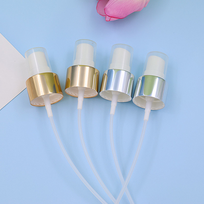 24 / 410 Oro / Bianco Aluminio lucido Pompa di spruzzatura di nebbia fine 0.12cc Output