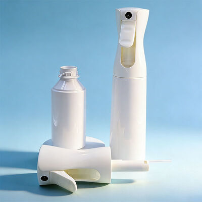 Bottiglia di plastica per nebulizzatore a nebbia fine da 300 ml per soluzioni di pulizia Bottiglie spray a nebbia continua OEM con logo