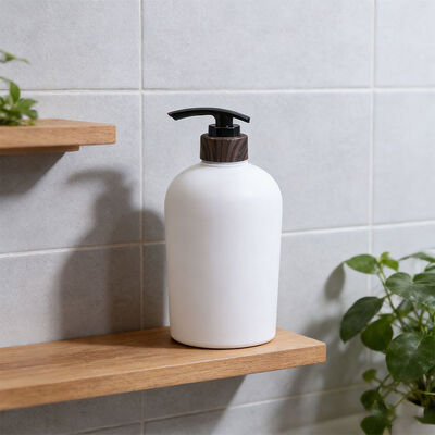 Pompa per lozione per sapone per le mani con pompa per lozione a vite con stampa a trasferimento d'acqua 32/410 per bottiglia