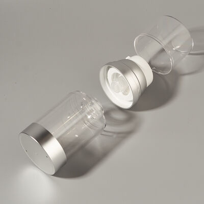 Fabbrica all'ingrosso lusso 100ml 150ml 120ml ABS AS pompa senza aria bottiglia con artigianato UV brillante opaco