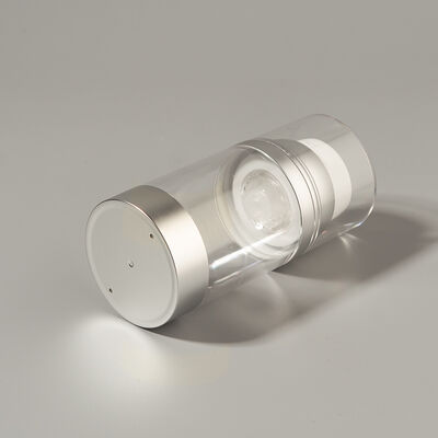Fabbrica all'ingrosso lusso 100ml 150ml 120ml ABS AS pompa senza aria bottiglia con artigianato UV brillante opaco