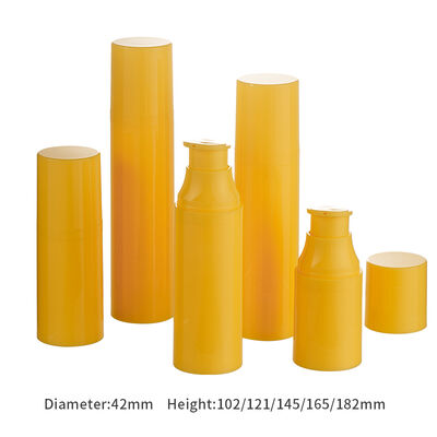 Fabbrica all'ingrosso Custom Luxury 30ml 50ml 80ml 120ml PP Pump Airless Plastic Bottles Set per la cura personale della pelle Crema viso/occhio