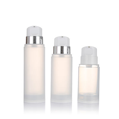 Bottiglia di pompa senza aria 150 ml 200 ml 250 ml/PP Bottiglia di pompa di lozione trasparente per imballaggi cosmetici