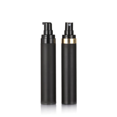 Bottiglia nera senza aria di alta qualità 15ml 30ml 50ml Bottiglie cosmetiche senza aria in plastica in PP