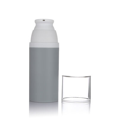 Color Grigio Bottiglia di pompa senza aria da 80 ml 3 dimensioni Bottiglia senza aria di plastica opzionale per cosmetici