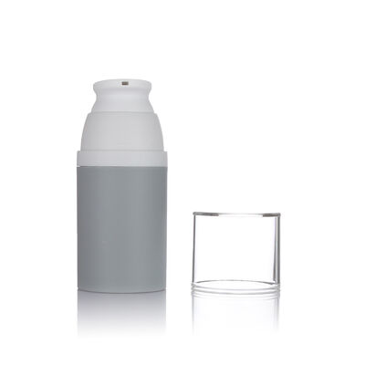 Color Grigio Bottiglia di pompa senza aria da 80 ml 3 dimensioni Bottiglia senza aria di plastica opzionale per cosmetici
