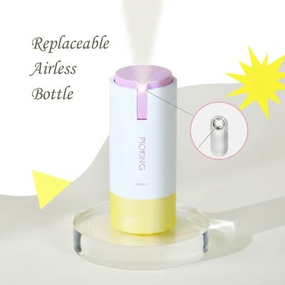 Flacone spray airless di lusso smerigliato da 50 ml con tecnologia di conservazione sottovuoto per il confezionamento di sieri per la cura della pelle di alta gamma