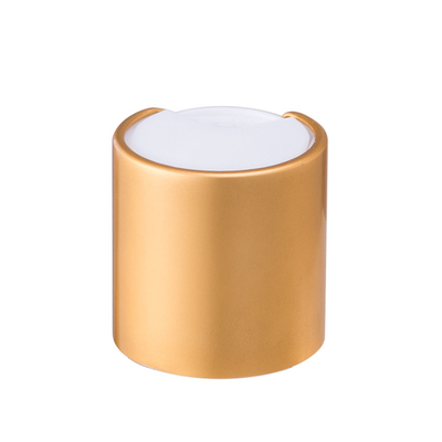 Tappi di bottiglia cosmetici superiori del disco dell'oro 24/410 di materia plastica di alluminio
