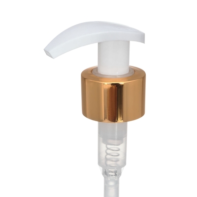 Pompa 24/410 28/410 della bottiglia della lozione del sapone liquido con i coperchi di alluminio di plastica