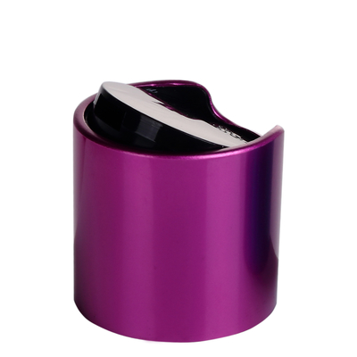 OEM cosmetico di plastica di alluminio di Flip Top della cima del disco dei tappi di bottiglia 28mm