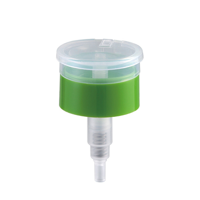 Pompa di plastica del dispositivo di rimozione dello smalto, colore verde della pompa della bottiglia dell'acetone chiaro