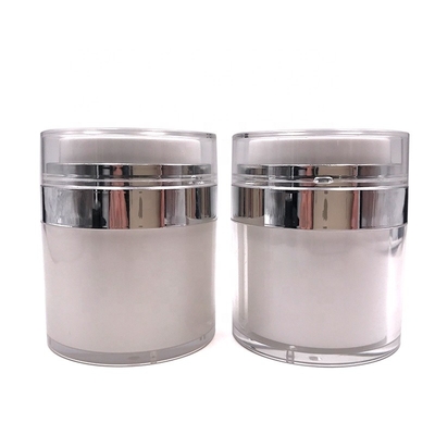 barattolo senz'aria della crema della pompa di 1oz 4oz, barattolo cosmetico acrilico per l'imballaggio dello skincare