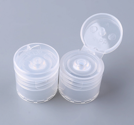 Flip Top Bottle Caps Transparent cosmetico 20/410 di 24/410 liscio