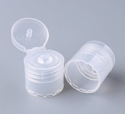 Flip Top Bottle Caps Transparent cosmetico 20/410 di 24/410 liscio