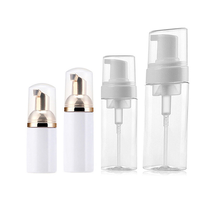 Bottiglie di plastica dei cosmetici vuoti dell'ANIMALE DOMESTICO con la pompa 30ml 50ml 60ml della schiuma