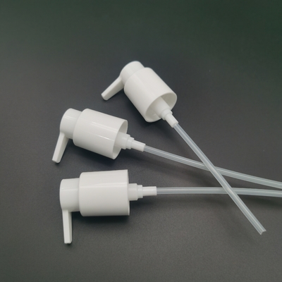 Pompa di plastica 24mm bianchi della lozione 410 dei pp 24 per l'imballaggio dei cosmetici