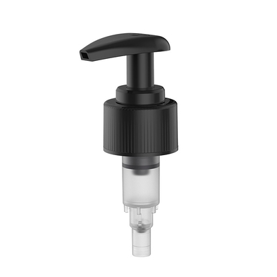 colore del nero della pompa della lozione della vite di 24mm 28mm con le chiusure costolate regolari