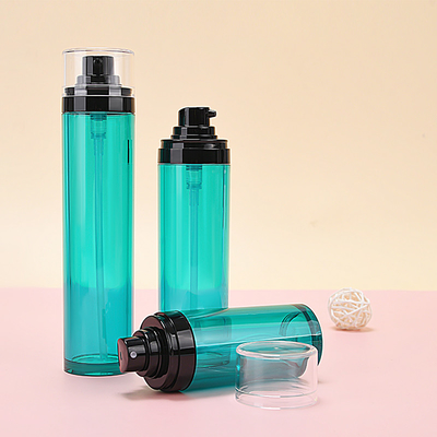 chiara bottiglia cosmetica della lozione, bottiglie di plastica 50ml 80ml 100ml dello spruzzo dell'ANIMALE DOMESTICO