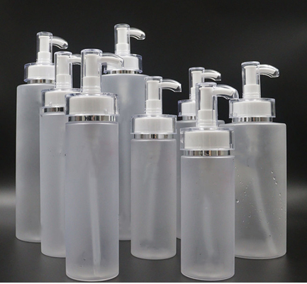 Cilindro cosmetico 200ml 300ml 500ml della bottiglia della lozione dell'ANIMALE DOMESTICO vuoto per imballare