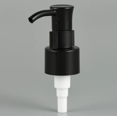 28/410 Pompa di olio a distribuzione Pompa di lozione di plastica bianca e nera con clip